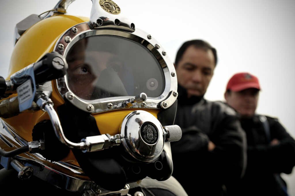 Commercial Diver Kirby Morgan Helmet